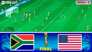 SOUTH AFRICA vs USA - FIFA WOMEN'S WORLD CUP 2023 FINAL | FIFA 23 CRAZY MATCH | PC GAMEPLAY 4K