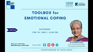 🔴 "Toolbox for emotional coping” Hear the thought provoking insights from Dr Prithika Chary