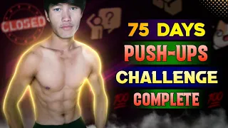Completed 75 Day Push up Challenge | 405 Push Up Day 75💪