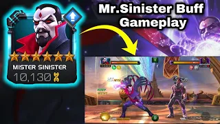 Mr. Sinister BUFF is insane!! Tons of abilities!! Damage showcase/Gameplay - MCOC