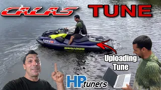 INSANE MPH with the NEW Calas Tune + HP Tuners + Stage 1 SeaDoo RXPX + Calas Cam + Rotax BRP PWC