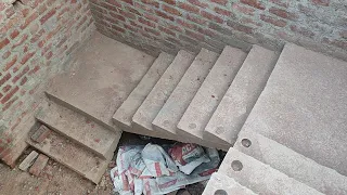 एक तिर से 3 निशाना! best stair design! kam jagah me sidhi kaise banwaye | low space sidhi