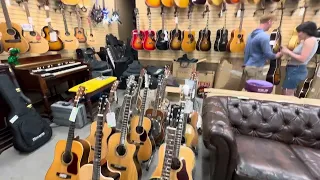 Made it to Norms Rare Guitar Shop in Tarzana California from Localguy8