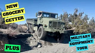 My New Daily, a Military 5 Ton M923A2 - Plus we tour Military surplus equipment graveyard. PART 1