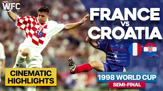 France 2-1 Croatia | 1998 World Cup Semi-Final Match | Highlights & Best Moments