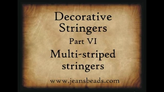 Decorative Stringers part 6 by Jeannie Cox Lampwork Beads