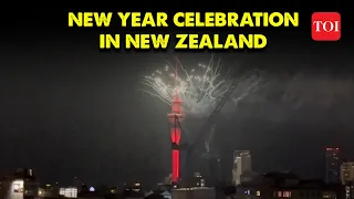 Watch: New Zealand's Auckland welcomes the New Year 2024 with spectacular fireworks
