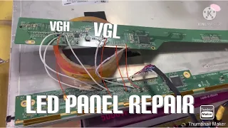 Led tv panel repair Bypass method