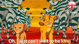 DISNEY SING-ALONGS | I Just Can't Wait To Be King - The Lion King Lyric Video | Official Disney UK