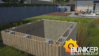 Building A Small Bunker ~ Bunker Builder Simulator - First Look