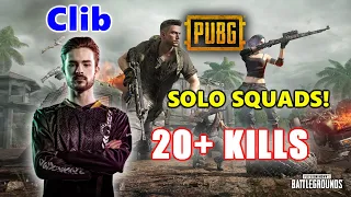 Team Liquid Clib - 20+ KILLS - SOLO SQUADS! - PUBG