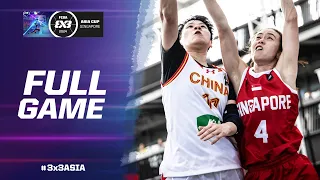 China 🇨🇳 vs Singapore 🇸🇬 | Women Full Game | FIBA 3x3 Asia Cup 2024