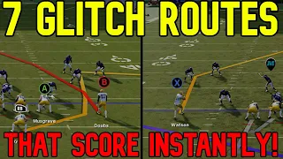 7 UNSTOPPABLE GLITCH ROUTES That SCORE VS EVERY DEFENSE in Madden NFL 24! Offense Tips & Tricks