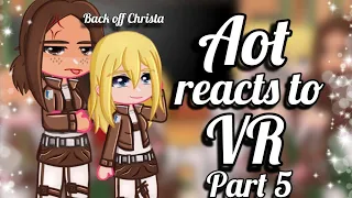 AoT reacts to VR 🤩💅 | Part 5 | Brîght gëms