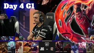 JDG vs G2 | Day 4 LoL Worlds 2022 Main Group Stage | JD Gaming vs G2 Esports - Groups full game
