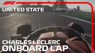 F1 2022 Charles Leclerc’s Onboard Lap Around COTA - United State Grand Prix 2022