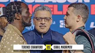 FACE OFF | Terence Crawford vs. Israil Madrimov • HEAD TO HEAD in NYC | DAZN & Matchroom Boxing