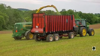 Chopping Trit & Peas | Harrowing Sudangrass | Wrapping Bales