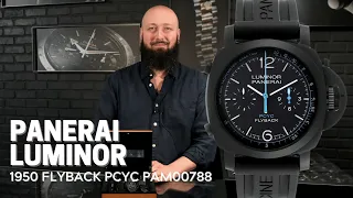 Panerai Luminor 1950 Flyback PCYC Ceramic Mens Watch PAM00788 Review | SwissWatchExpo