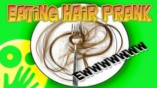 EATING HAIR PRANK (hair in food) | OmarGoshTV