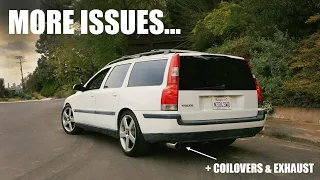 MORE ISSUES with the $800 Volvo V70 + First Mods!
