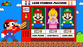 Mario's Choosing the Ideal Lego Mario, Luigi and Peach from the Vending Machine!