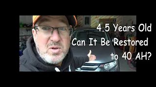 4.5 Year Old PHEV Battery Restored to 40 AH - Or Is It?