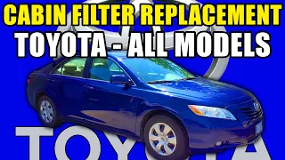 Toyota Cabin Air Filter Replacement - Quick and Easy! - 2002-2024