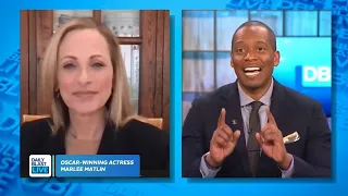 Marlee Matlin talks 'Feeling Through' on Daily Blast Live