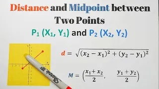 Distance and Midpoint Between Two Points (Distance Formula) - Grade 10 Math and Analytic Geometry