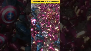 😱500 IRON MAN VS 100000 CAPTAIN AMERICA #shorts #gaming