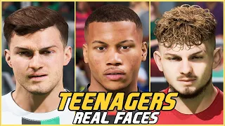 FIFA 23 - ALL TEENAGERS WITH REAL FACES!