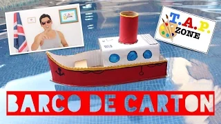 TAP ZONE - COMO HACER UN BARCO DE CARTON