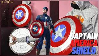 Captain America Shield made with Cardboard!! தமிழில்