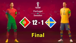 FIFA 23 - PORTUGAL 12 - 1 SWEDEN - FIFA World Cup Final - Ronaldo vs. Ibrahimović - PS5™ [4K]