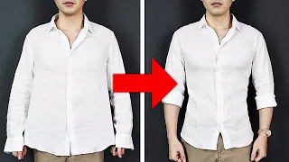 HOW TO TAPER SHIRT Without Sewing Machine | Simple DIY Shirt Taper