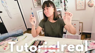 Watercolor techniques that are hard to describe in a tutorial | Ep 2: Techniques
