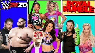 THE 2021 WOMEN'S ROYAL RUMBLE, BUT BETTER! UNIVERSAL TITLE MATCH! | WWE 2K20 Royal Rumble - Part 1