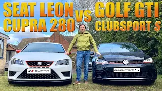 SEAT LEON CUPRA vs GTI CLUBSPORT S -  'RING RECORD CARS DO BATTLE! #GTI #LEONCUPRA #SEAT LEON #vw