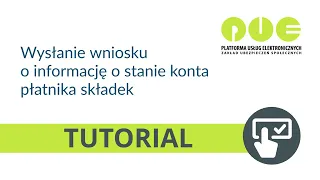 Tutorial informacja o stanie konta płatnika [PUE ZUS]