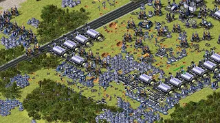 Red Alert 2 | Extra Hard Ai | 7 Vs 1 | The State Map | France Vs 7 Random