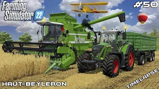 Harvesting WHEAT with Deutz-Fahr | Animals on Haut-Beyleron | Farming Simulator 22 | Episode 50