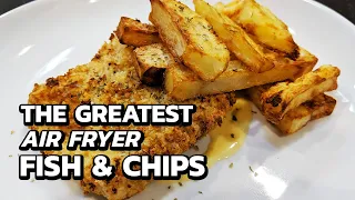 THE BEST AIR FRYER FISH & CHIPS DONE QUICK