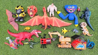 Dinosaurs Jurassic World Dominion 3 : Pterodactyl, Huggy Wuggy, king Kong albino, Rodan, T-rex