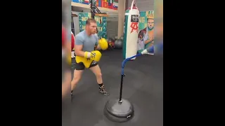 Canelo!!  Canelo Alvarez preparing for Dmitry Bivol's fight.