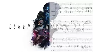 Legends Never Die | League of Legends ft. Against The Current - Sheet music