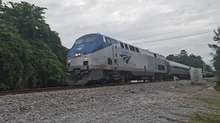 Amtrak 157 barreling through Centralia