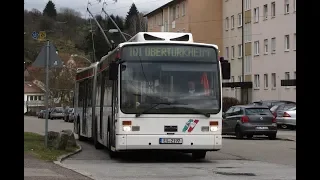 Esslingen Trolleybus Ride Esslingner O Bus Fahrt Route 101 Charlottenplatz  ⇒ Lerchenacker