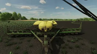 Planting Soybeans - John Deere 1790(BWR) Split row Planter & Kinze 3660 Planter FS22