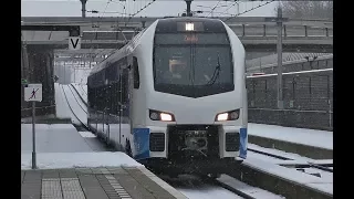 Aankomst FLIRT 7305 in Station Nijverdal